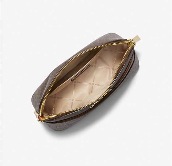 Michael Kors Dome Jet Set Cross Body, Brown, Logo