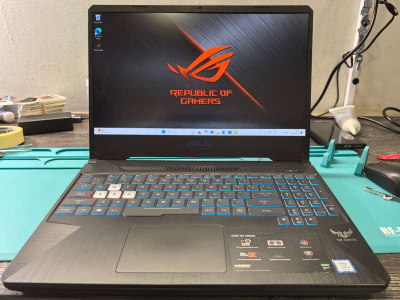 NVIDIA GTX1650-ASUS TUF FX505GT-i5-9300H-8GB RAM-512GB SSD-FHD-GTX1650-RGB-AURA