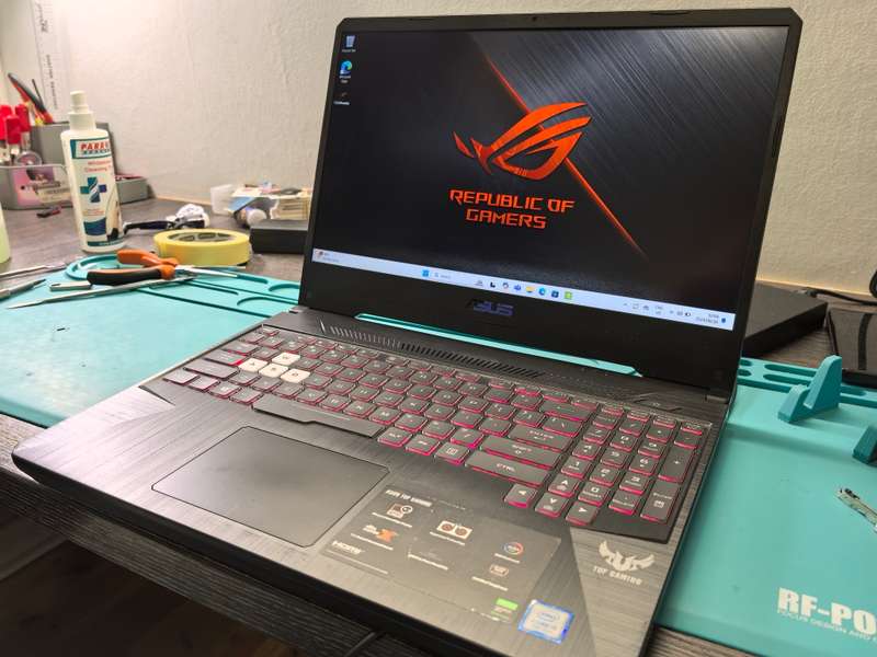 NVIDIA GTX1650-ASUS TUF FX505GT-i5-9300H-8GB RAM-512GB SSD-FHD-GTX1650-RGB-AURA