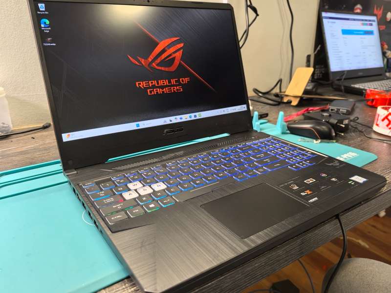 NVIDIA GTX1650-ASUS TUF FX505GT-i5-9300H-8GB RAM-512GB SSD-FHD-GTX1650-RGB-AURA