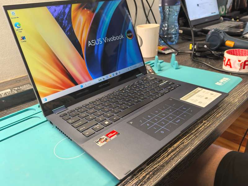 12TH GEN-RADEON GRAPHICS-ASUS S14 FLIP-RYZEN 5-5600H-8GB RAM-512GB SSD-TOUCHSCREEN-FHD+