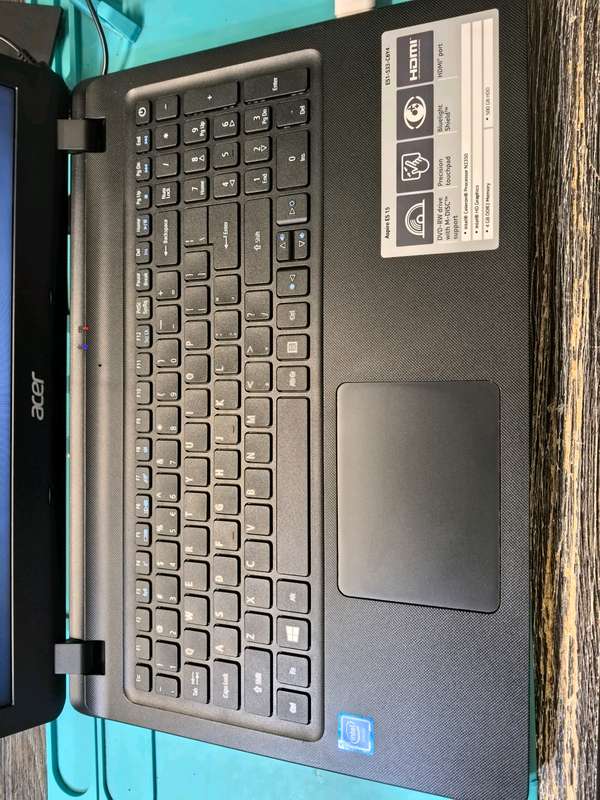 LATE ENTRY-ACER ASPIRE ES15-N3350*256GB SSD*6GB RAM*HD DISPLAY*DVD