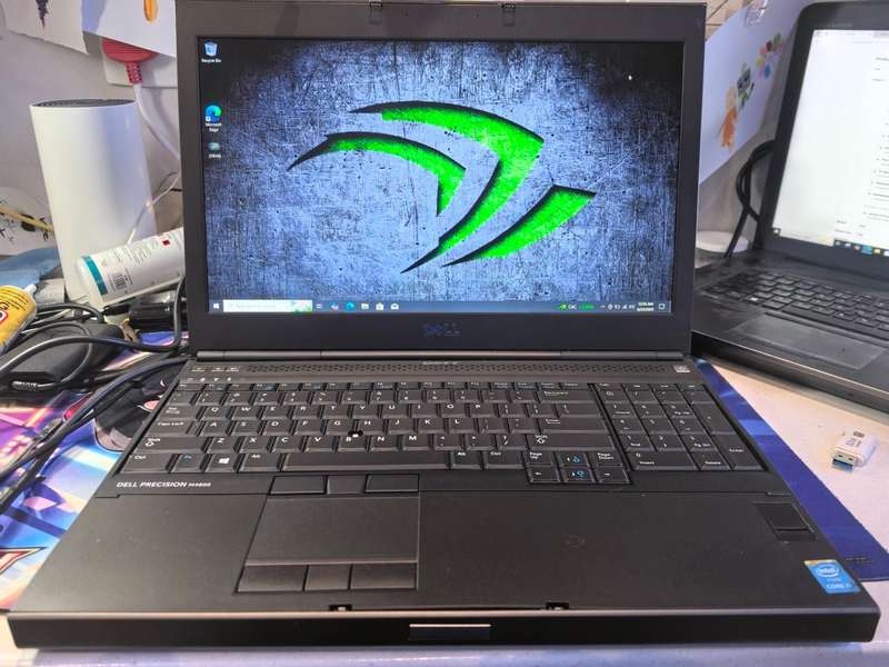 *DELL PRECISION M4800*i7-4810MQ*QUAD CORE*NVIDIA K2100M*8GB*256gb ssd*FHD*