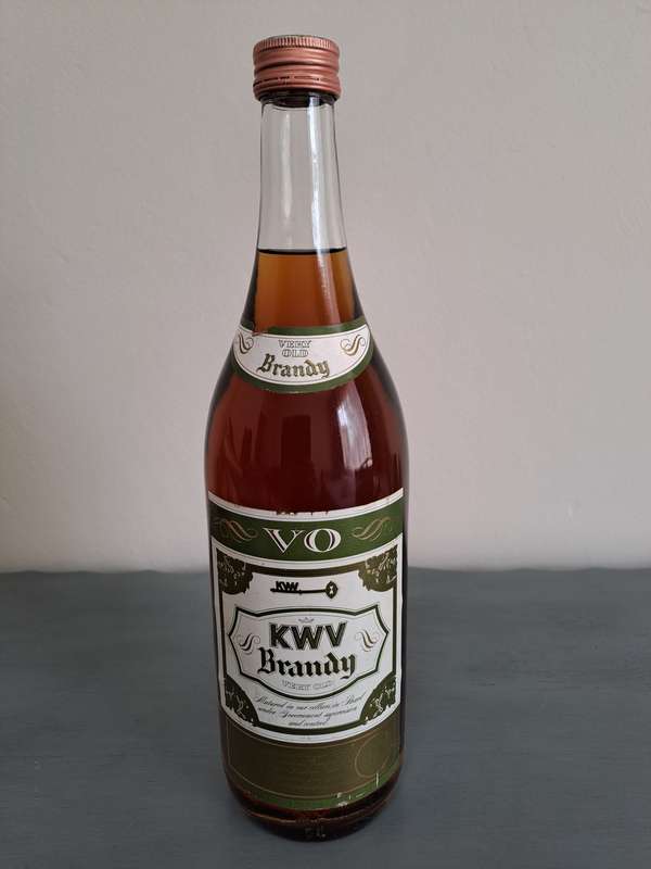 KWV V.O. Very Old Brandy. 1L, 40% 1970/80's,