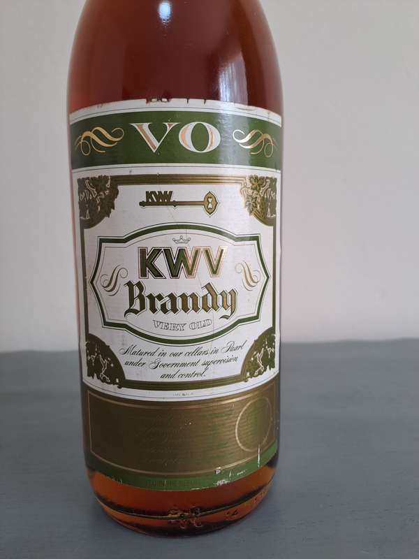 KWV V.O. Very Old Brandy. 1L, 40% 1970/80's,