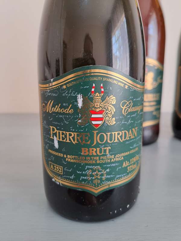 3 x Vintage Pierre Jourdan Brut and Still Wine Sealed and full, 1990's, 375ml, 750ml, and 1L.