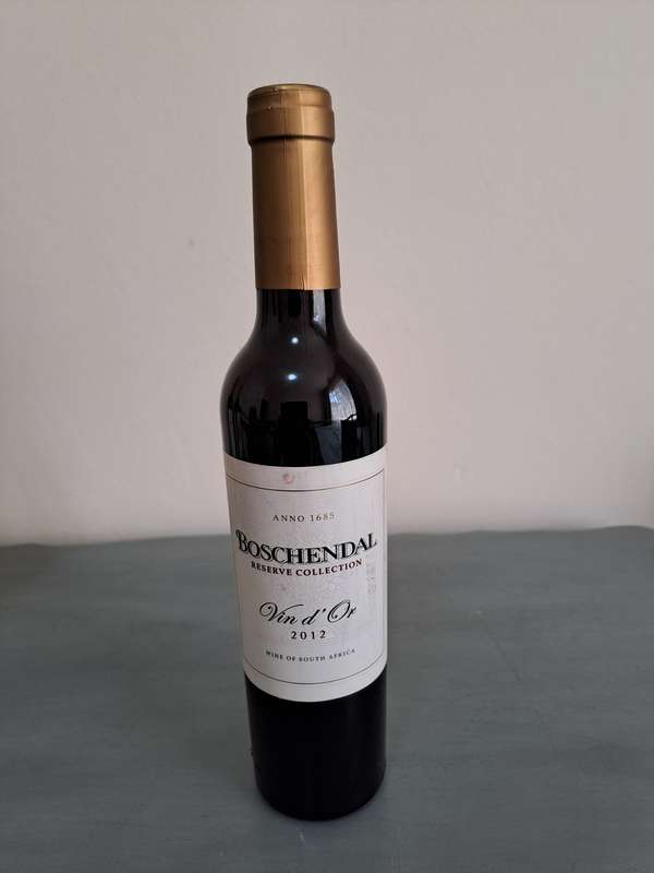 2012 Boschendal Vin d'Or Wine, Reserve Collection, 375ml, 10%
