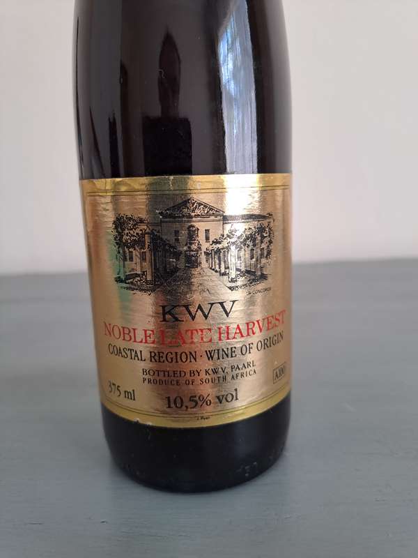 1991 KWV Noble Late Harvest, 375ml, 10.5%