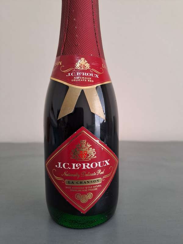 1990's J.C. Le Roux Sparkling Red Wine, 187ml, 7.5%