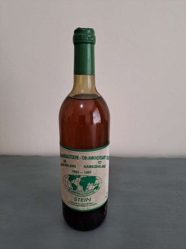 1993 10th Anniversary Tour To Namaqualand Wine, Stein, 750ml