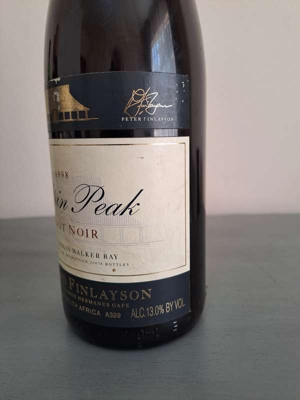 1989 Bouchard Finlayson Gafin Peak Pinot Noir, 750ml, 13%