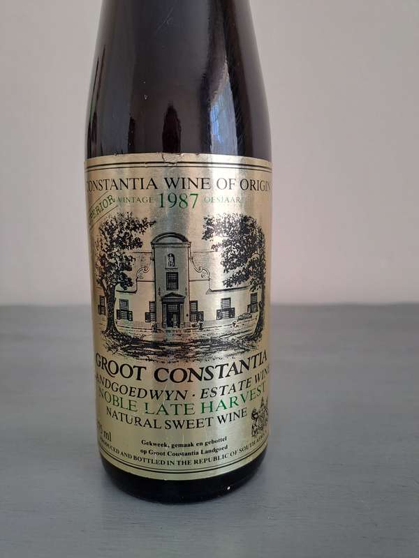 1987 Groot Constantia Noble Late Harvest,375ml