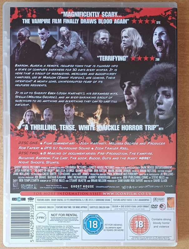 30 Days Of The Night (Double DVD)