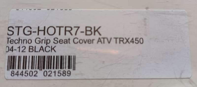 Honda TRX450 / TRX450R / TRX450ER One Industries Gripper Quad Seat Cover (NEW)