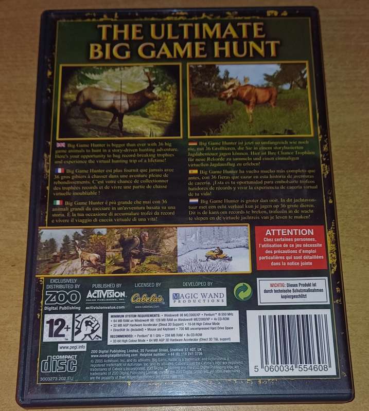 Cabela's Big Game Hunter 2006 Trophy Season (CD)