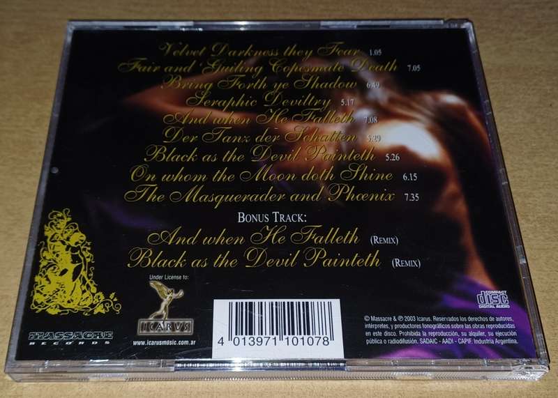 Theatre Of Tragedy - Velvet Darkness They Fear (CD)