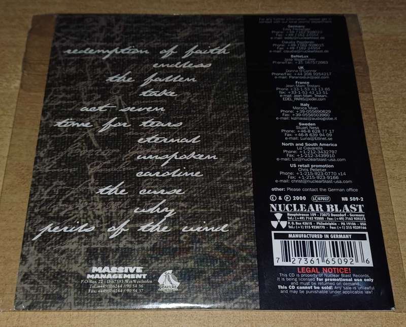 Crematory - Believe (Promo CD)