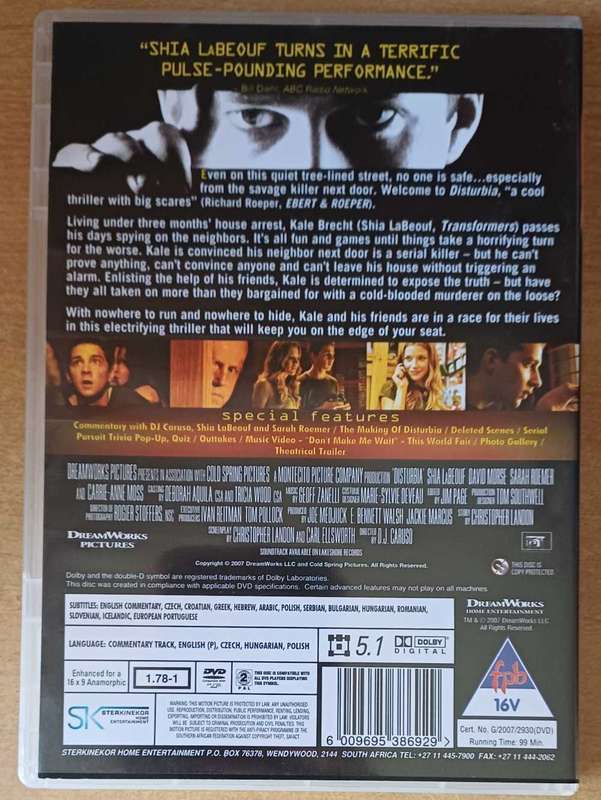 Disturbia (DVD)