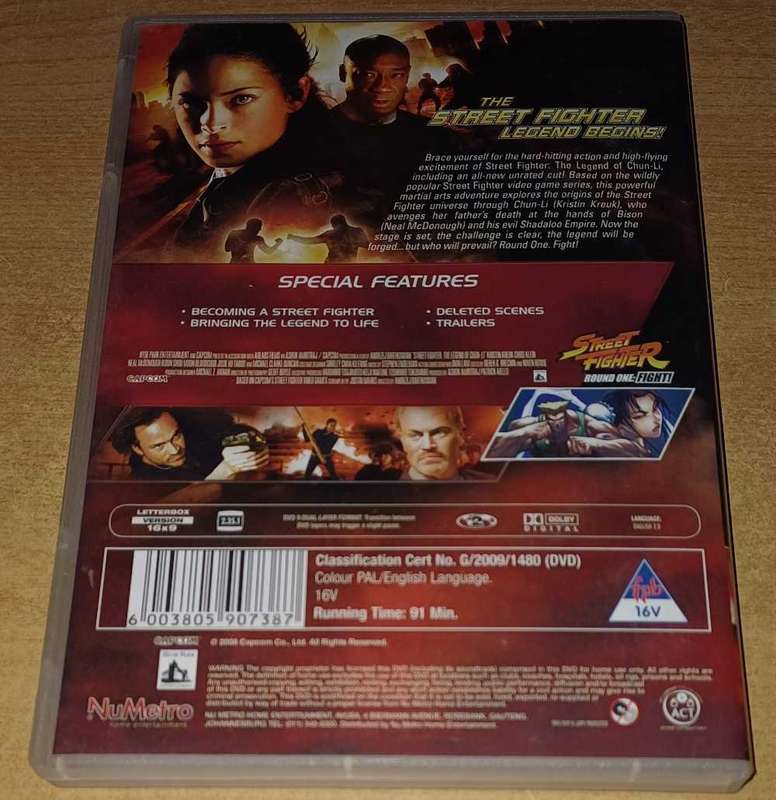 Street Fighter - The Legend Of Chun-Li (DVD)