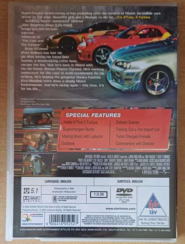 2 Fast 2 Furious (DVD)