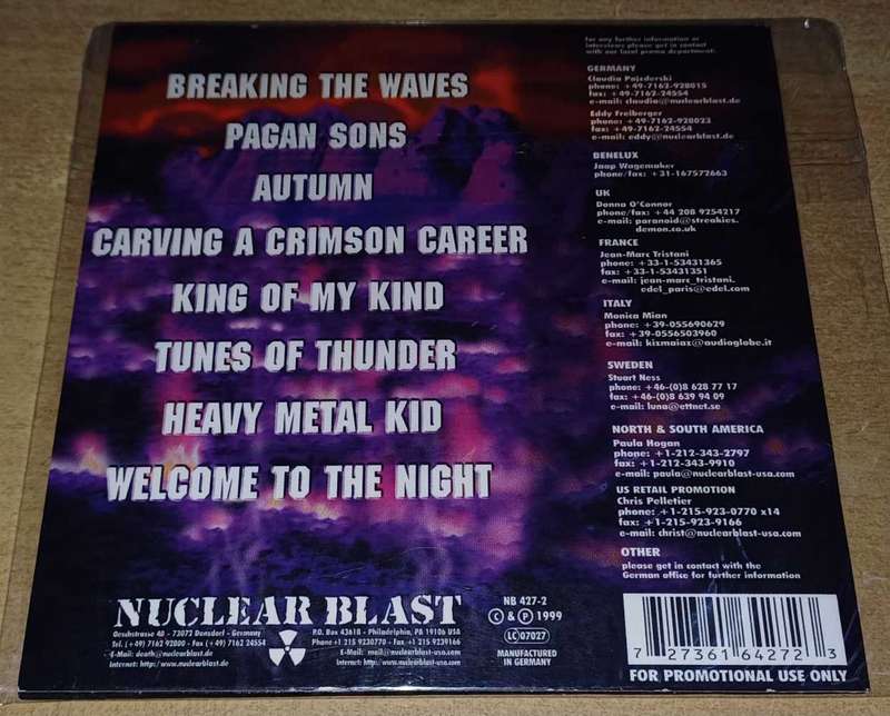 BrimStone - Carving A Crimson Career (Promo CD)
