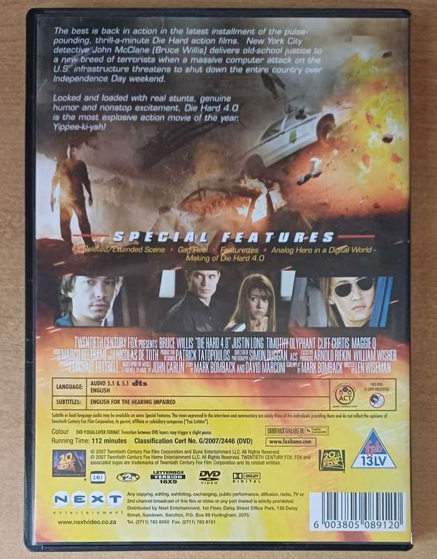 Die Hard 4.0 (DVD)