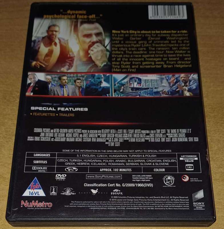 The Taking Of Pelham 123 (DVD)
