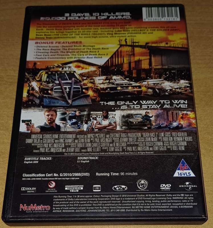 Death Race 2 (DVD)