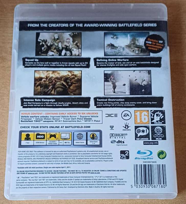 Battlefield Bad Company 2 (PS3)