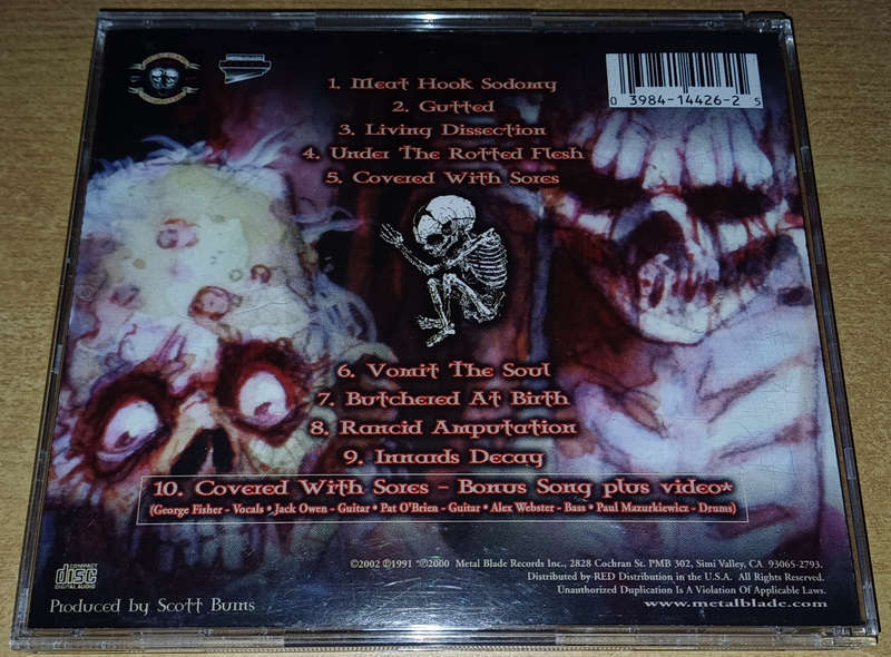 Cannibal Corpse - Butchered at Birth (CD) Read Description