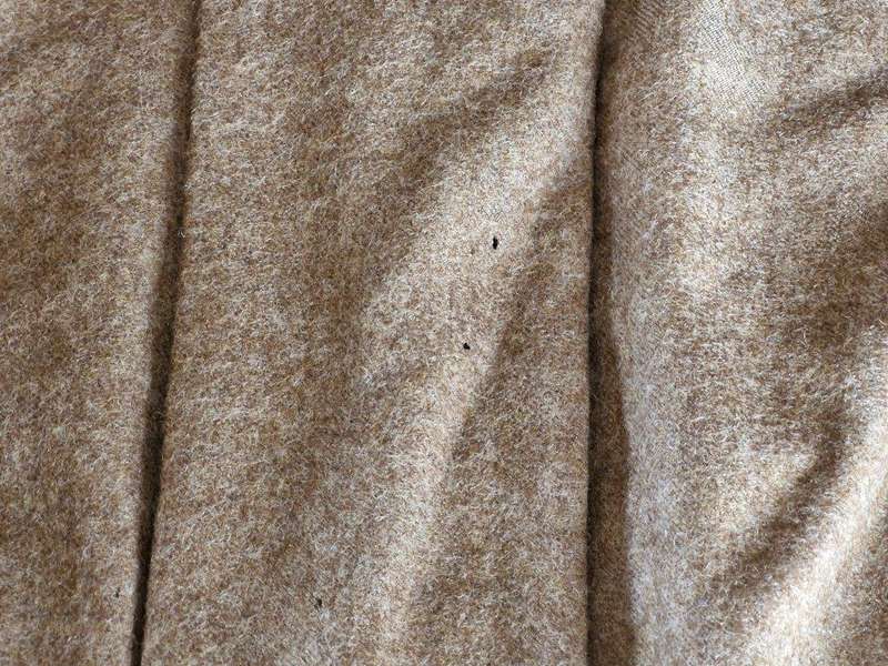 SADF Hard Wool Bunny Jacket. Has moth holes. 44 Cm Armpit to armpit