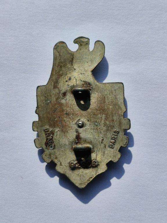 Original Vintage FRENCH ARMY 1 RCS Pocket BADGE