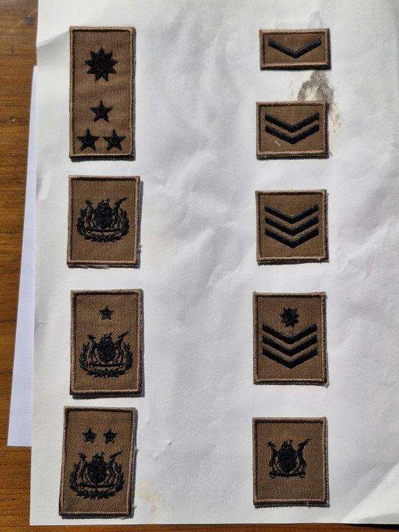 Lot SADF Rank Badges