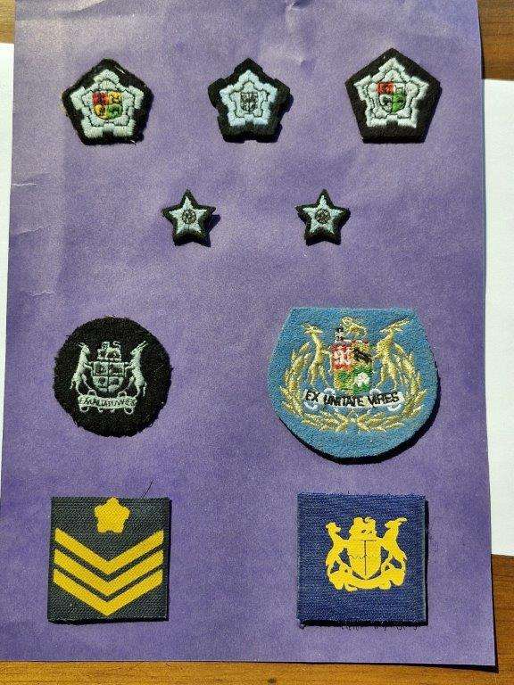 Lot SAAF Rank Badges