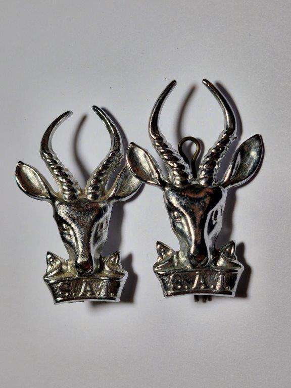2 x Large SADF SAI Badges
