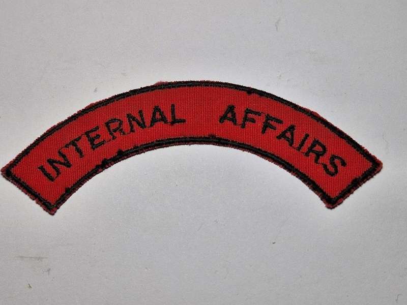 Rhodesian Internal Affairs cloth Shoulder title