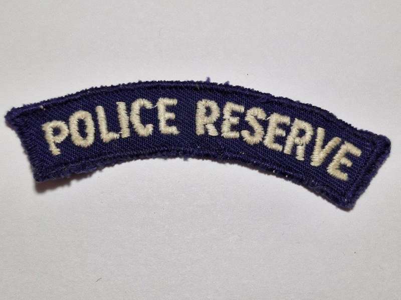 Rhodesia BSAP Police Reserve cloth Shoulder title.
