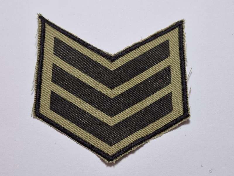 Rhodesia Internal Affairs Sergeant Senior DSA rank stripe.