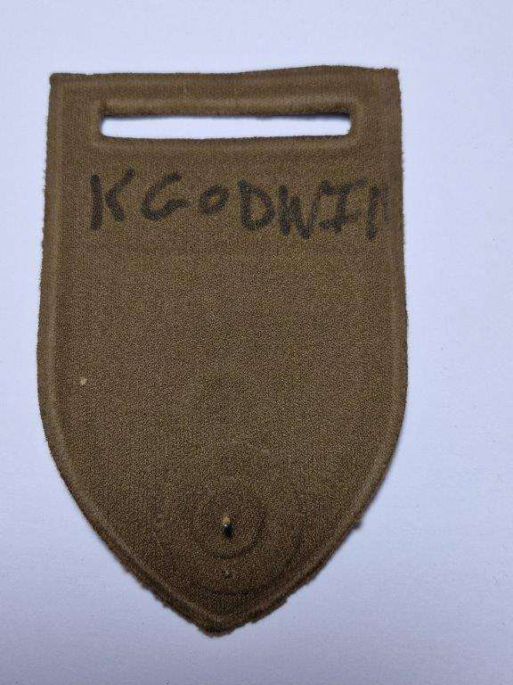 SADF Northern Transvaal Maintenance Unit tupperware shoulder flash. No Pin