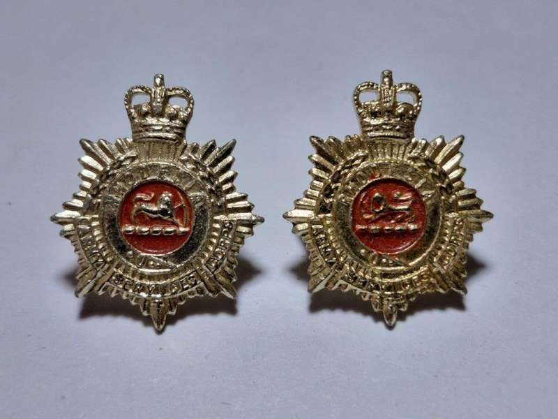 Rhodesian Army Service Corps collar badges