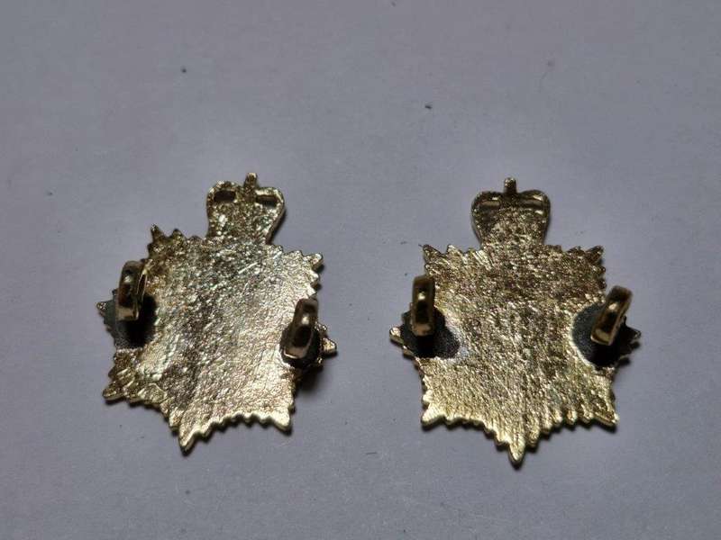 Rhodesian Army Service Corps collar badges