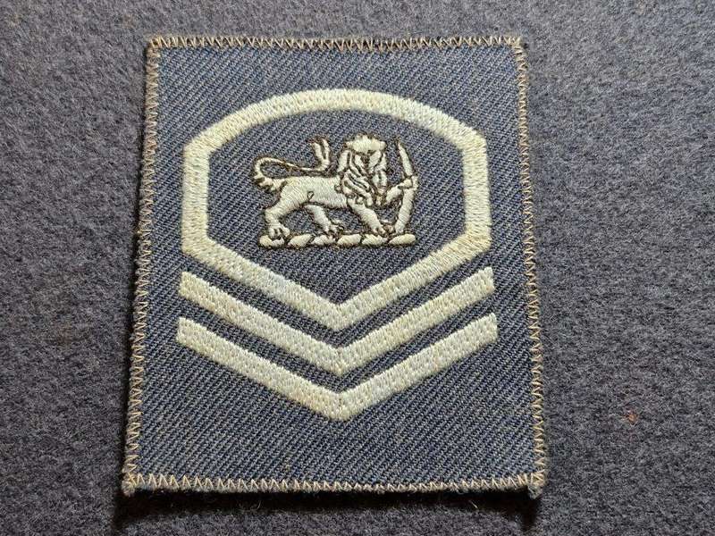 Rhodesian Air Force Master Sergeant rank