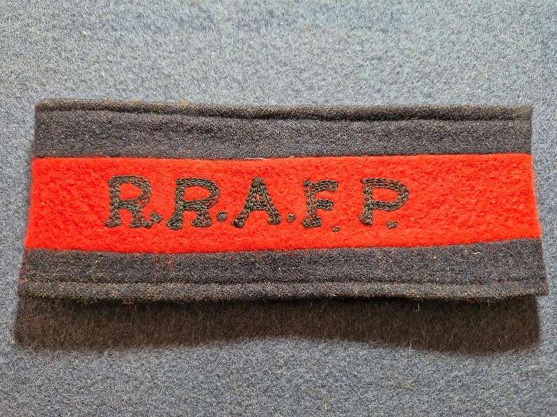 Royal Rhodesian Air Force Police Shoulder Brassard. Rare.
