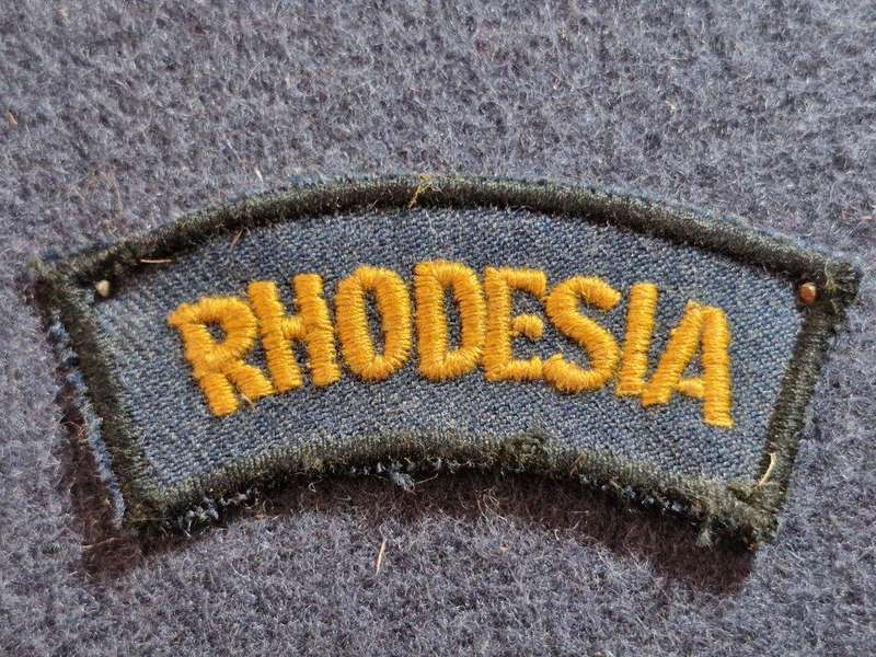 Rhodesian Air Force shoulder title for NCO's Mess dress.