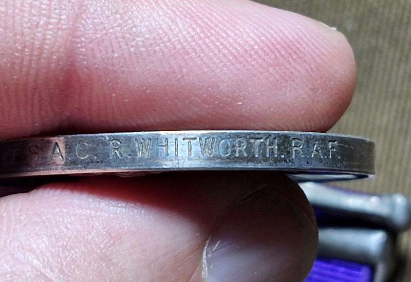 Full Size Brit GSM Clasp Malaya to  4183127 SAC R. Whitworth RAF