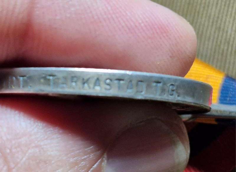 Boer War QSA medal awarded to 75 Pte. A.M.C. Schmidt Tarkastad TG