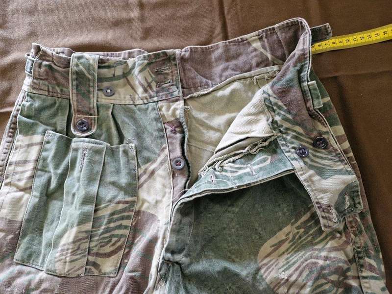 Rhodesian Bush War Camo Shorts. 38 Cm across Waist.