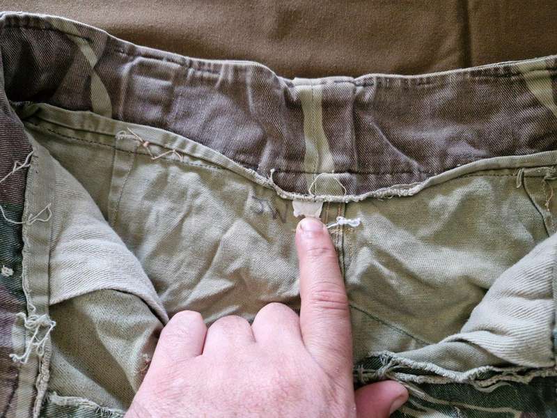 Rhodesian Bush War Camo Shorts. 38 Cm across Waist.