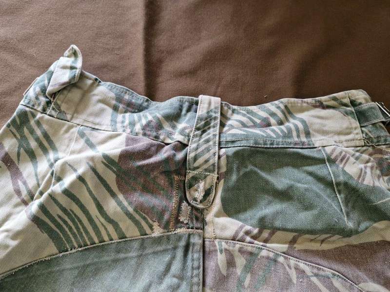 Rhodesian Bush War Camo Trousers. 38 Cm across Waist.