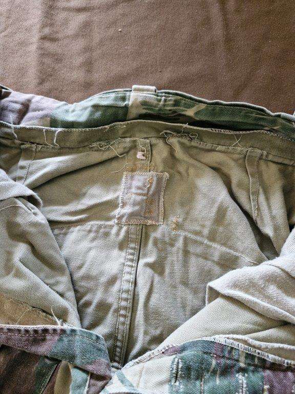 Rhodesian Bush War Camo Trousers. 38 Cm across Waist.